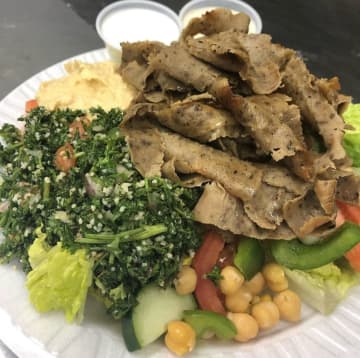 Build your own salad at Gyro House.