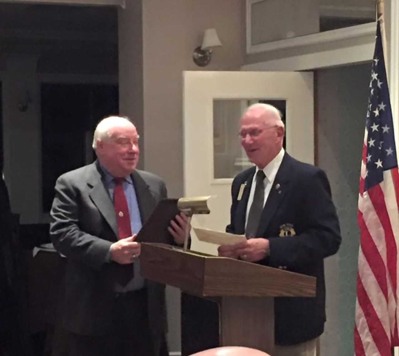 Ossining Police Chief Joseph Burton received a day named after him from the Ossining Lion's Club among other proclamations and accolades.