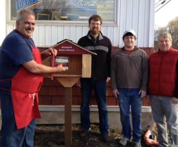 Clark Mills, a hamlet of Kirkland, now has a "little" library thanks to a local Eagle Scout, the town supervisor and plenty of volunteers.
