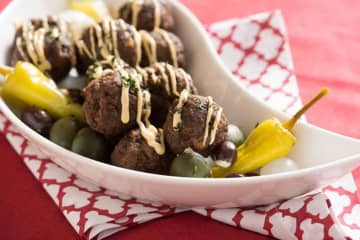 The Culinary Institute of America suggests these Moroccan meatballs for a cocktail party.