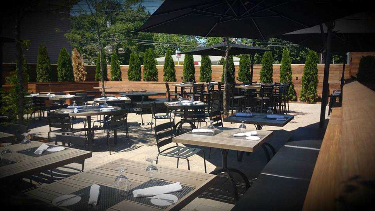 The patio's open at American Cut Bar & Grill in Englewood Cliffs.