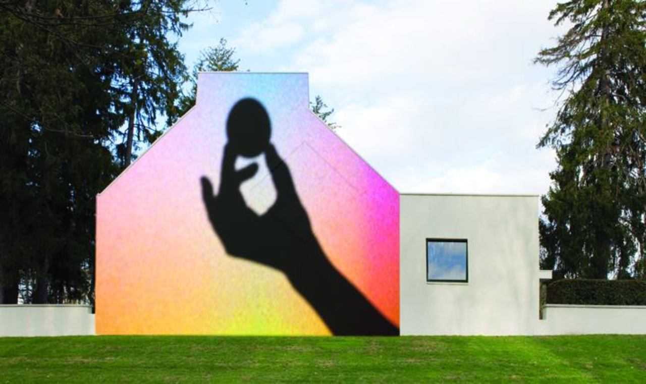 Los Angeles-based artist Victoria Fu re-envisions the facade of the Katonah Museum of Art.