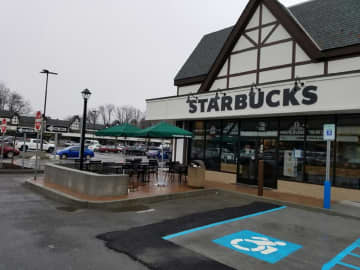 Starbucks is now open at Scarsdale's Golden Horseshoe Shopping Center.