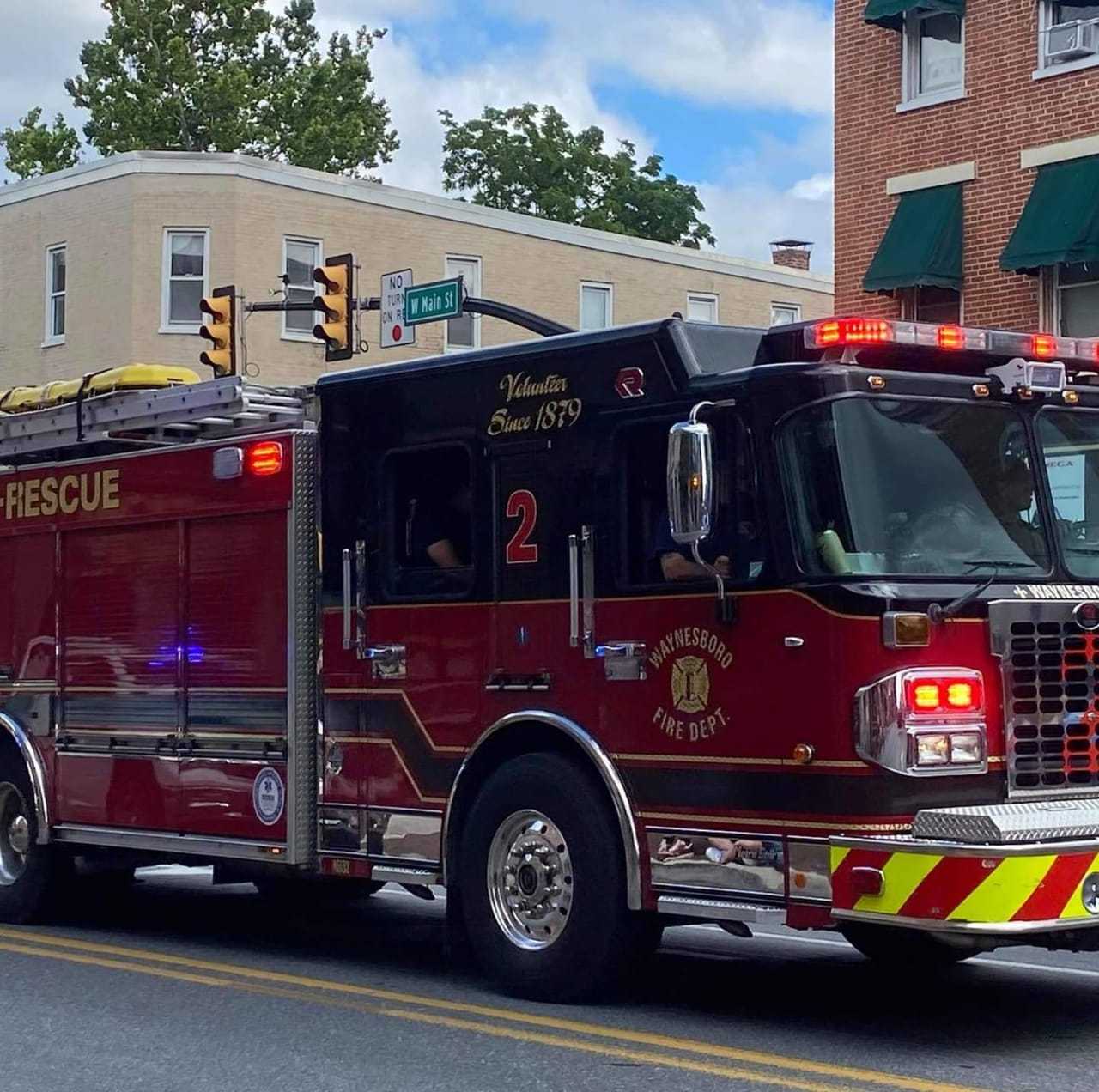 <p>Waynesboro Volunteer Fire Department Inc. fire engine.</p>