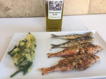 Fish is a huge component of the Dubrovnik experience.