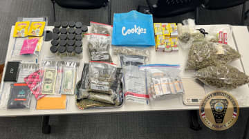Norwalk Police released an image of some of the illegal substances that were seized from vape shops in the city, including pounds of marijuana and other products containing THC.