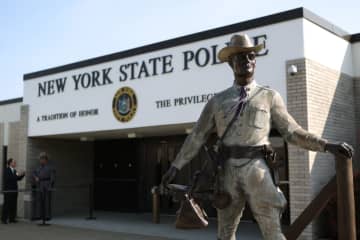A New York State Police trooper is being investigated for allegedly pepper-spraying and threatening a family in Ulster County.