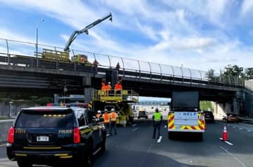<p>In Rockland County, the South Broadway bridge in Nyack over the New York State Thruway was struck on Thursday, Aug. 31.&nbsp;</p>