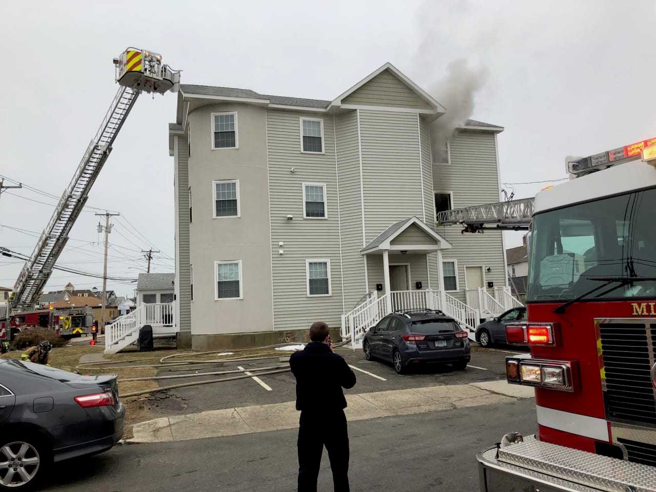 Six bunnies were killed during a Milford house fire.
