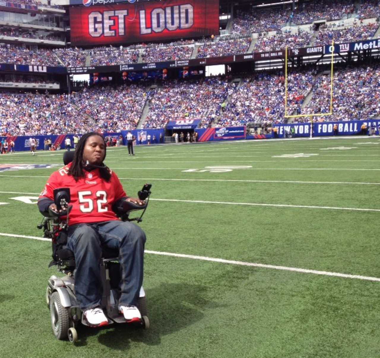 Eric LeGrand, paralyzed in 2010, now visits schools to give motivational speeches.