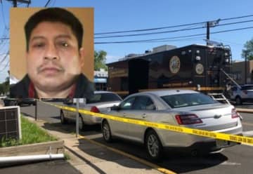 WANTED: Jose D. Perez Vasquez is charged with murder and weapon possession in the killing of Uvaldo de Gabriel Aguilar, 43, also of Bergenfield.