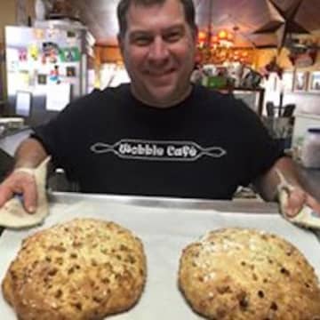 Treats straight out of the oven at Wobble Cafe in Ossining.