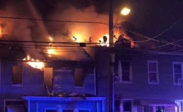 There was no immediate word on a possible cause of the five-alarm fire on Summer Street, which broke out around 1:30 a.m. destroyed three buildings and damaged another.