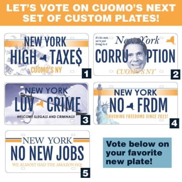 Politicians are speaking out against the new New York license plate plans.