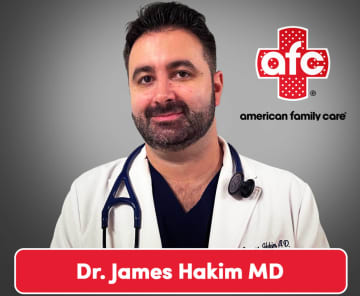 Dr. James Hakim, MD, is the medical director of Haledon’s only urgent care facility, AFC Haledon.