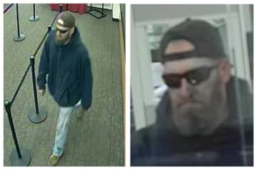 Know him? Suffolk County Police are asking for help identifying the man wanted in connection with a bank robbery.