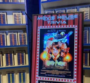 The Blockbuster video room is one of the main attractions at Movie House in Paramus.