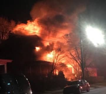 Multiple Westchester County fire departments assisted with a New Rochelle house fire.