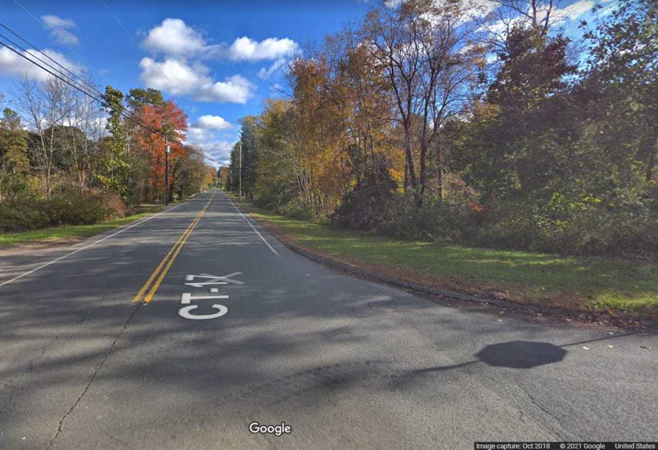 Route 17 near where the crash happened in Durham