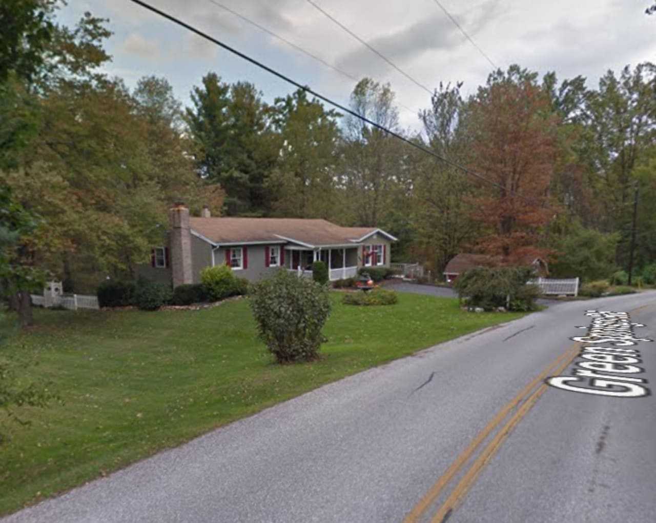 Laughman's home on Green Springs Road in New Oxford.