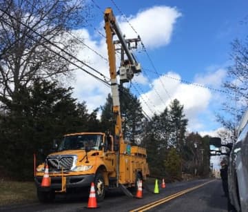 Eversource is continuing to work to restore power across Connecticut on Friday afternoon. Tens of thousands were left in the dark after a powerful storm early Thursday.