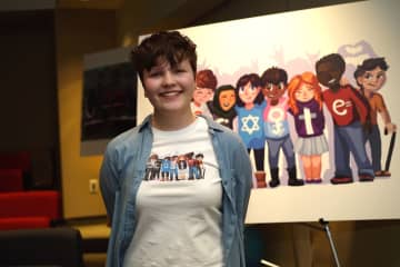 Bunnell High sophomore Sarah Harrison is the winner of the national Doodle 4 Google contest.