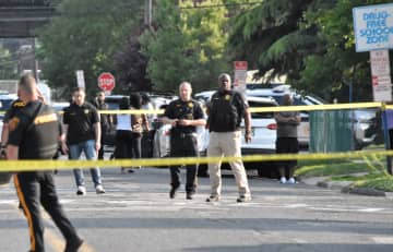 Two people were wounded in the shooting outside Carver Park in Hackensack on Tuesday, May 23.