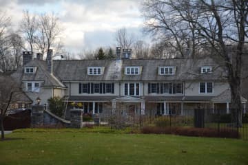 A mansion at 14 Cole Drive in Armonk, pictured, is the site for a proposed teen-depression treatment center.