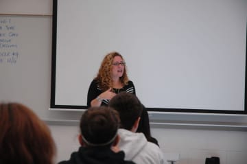 Allison Bressler leads the PowerBack program at River Dell High School.