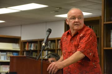 Peter Treyz, pictured, was unseated on Tuesday and failed in his bid for a fourth term on the Katonah-Lewisboro school board.