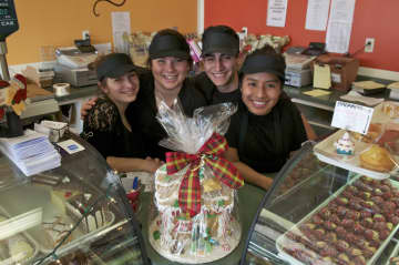 Some of the staff at Pastry Garden.