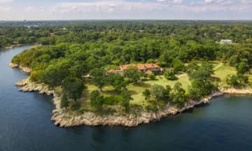 The property on Great Island in Darien, CT will sell for a record-breaking $85 million later this year