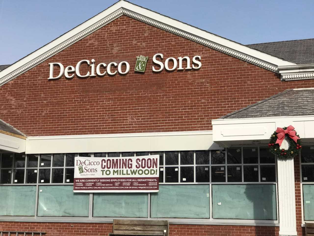 DeCicco & Sons is opening a new location in Millwood.
