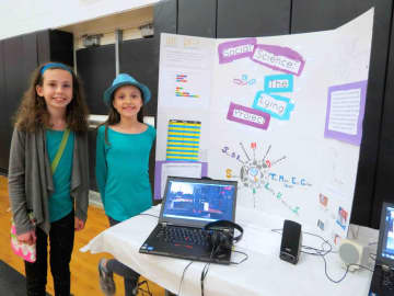 A display from students at the Croton-Harmon Schools science event.