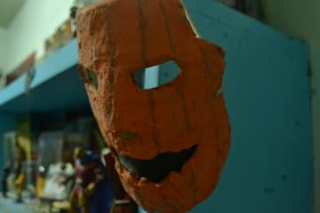 A Halloween mask