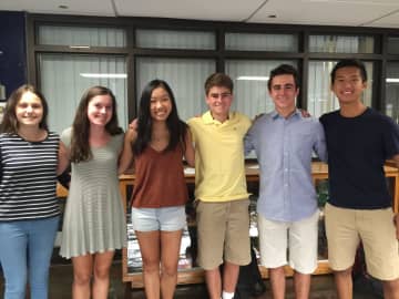 The six Wilton High seniors who have been named National Merit Semifinalists.