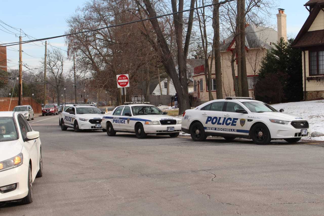 There has been an increased police presence outside New Rochelle High School.