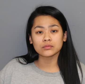 Shelly Inthisone, 24, of New Haven, has been charged with the theft of a gun from a parked car in Shelton last November, police said.