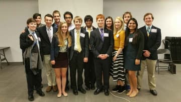 John Jay High School’s Model United Nations leaders organized the school’s second annual Model UN conference, hosting approximately 200 students from 13 area schools.