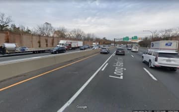The Long Island Expressway in Roslyn Heights