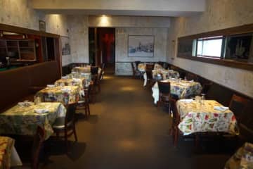 The dining room of Pasta Giardino in Danbury.