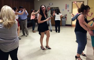 Participants have been learning a variety of Latin dances with Judith Miranda over the last few weeks -- and you have two more chances.