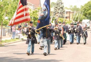 The annual Memorial Day parade in Lyndhurst.