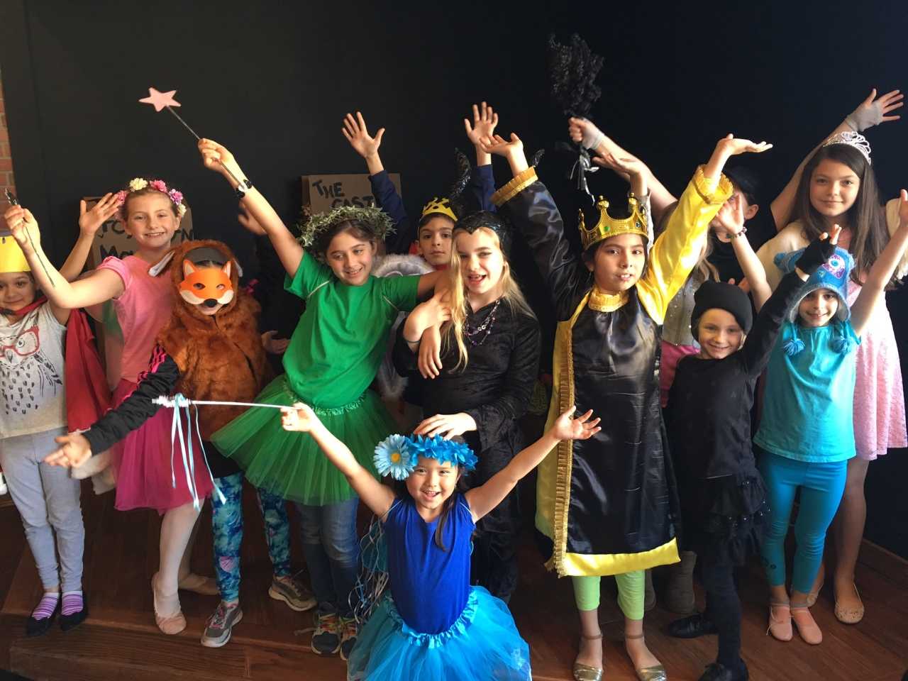 Students performing in a previous Mike Risko performance.