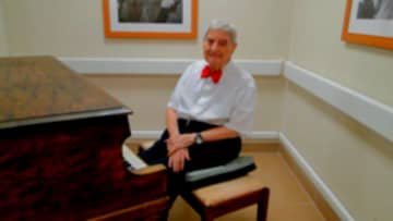 Nick Cestaro, 89, regularly entertains his fellow residents at the Preakness Healthcare Center with skilled and lively piano music.