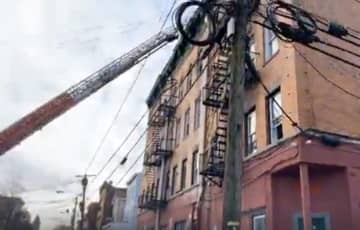 The fire broke out around 7:45 a.m. at 89 4th Street in Passaic.