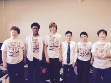 Several Pierre Van Cortlandt Middle School and Croton-Harmon High School represented the district during the New York Destination Imagination Eastern Regionals Tournament at Mercy College on March 5.