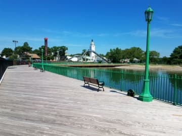 The newly renovated North Boardwalk at Playland Amusement Park.