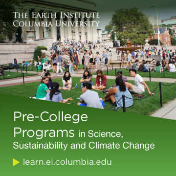 The Earth Institute at Columbia University is excited to offer virtual pre-college learning opportunities for high school students in spring 2021.