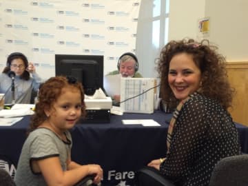 Rianne Torres and her mother, Rosa Torres, joined 100.7 WHUD broadcasters Kacey Morabito Grean and Mike Bennett for the station's annual Children’s Miracle Network Hospitals Radiothon.